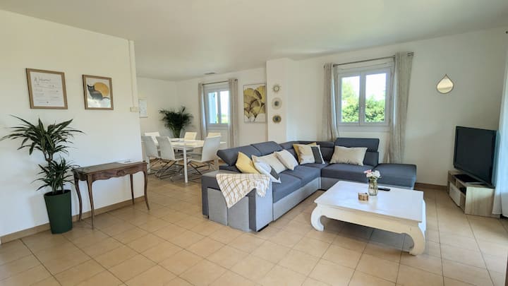 Plage à Pied, Grand 4 Pièces Climatisé (92m2) - Juan-les-Pins