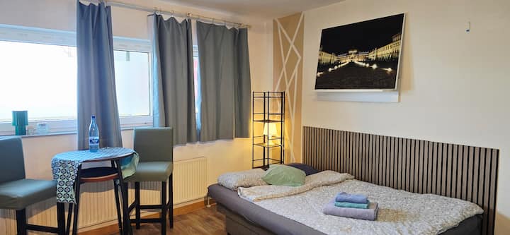 Bright 1-room Studio Near Mannheim City - マンハイム