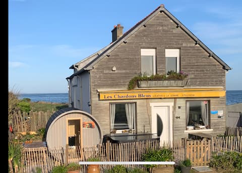 Les Chardons Bleus, HOT TUB, sea view.
