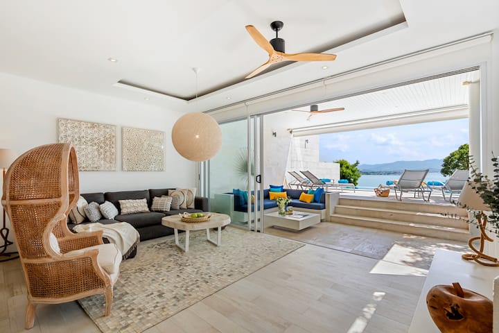 Luxury 4br Sunset Villa W/beach Access - Ko Pha Ngan
