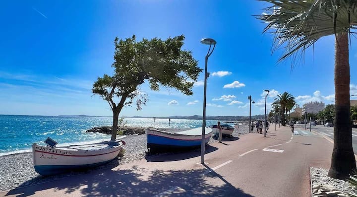 Agréable Studio En Bord De Mer à Cagnes Sur Mer - Cagnes-sur-Mer