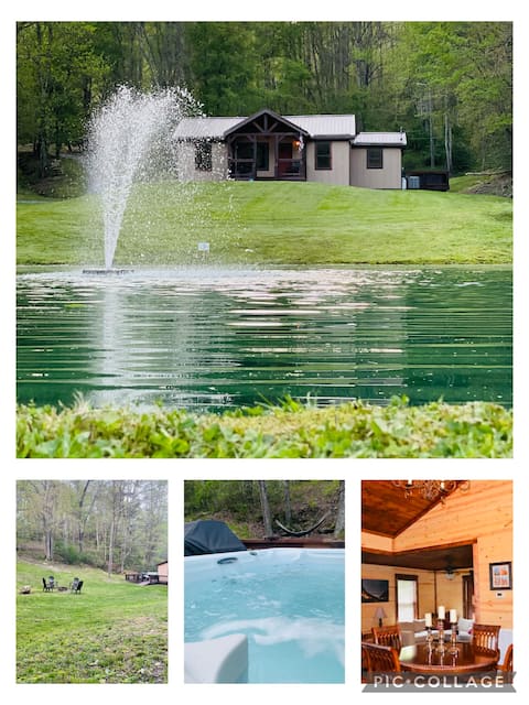Charming Pond Cottage In New River Gorge-HotTub 3