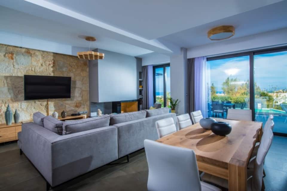 Orama Villa, above Hersonissos harbour, Piskopiano, Crete, Greece, photo 4 of 10