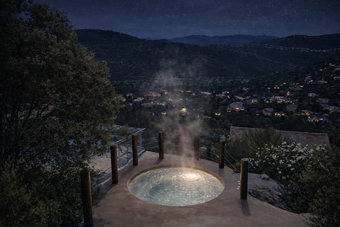 Casa Zúrich: swimming pool, jacuzzi and incredible views