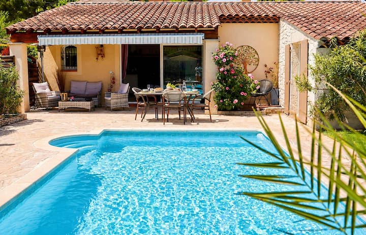 Villa Provençale Avec Piscine - Vinon-sur-Verdon