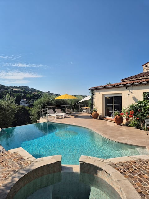 Villa "Secret Garden", on the heights of Nice