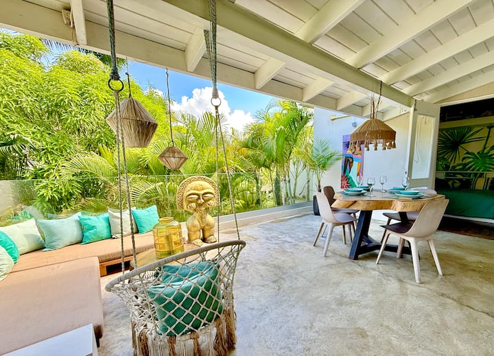 Lux Tropical Oasis With Pool ~ Steps To The Beach - Las Terrenas