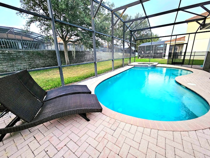 Awesome 6br \/ 4ba Resort ιδιωτική πισίνα \/ σπα - 3,2 χιλιόμετρα έως Disney - αίθουσα παιχνιδιών \/ θεματικά δωμάτια - Florida
