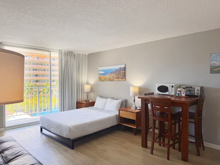 Clean Waikiki Studio Full Kitchen Free Parking - 凱盧阿