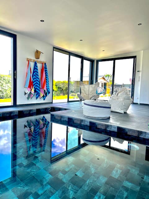 Villa Goueltoc pool int29° Jacuzzi 100M Beaches