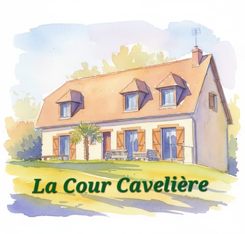 La Cour Cavelière, Honfleur Gîte 10-14 people