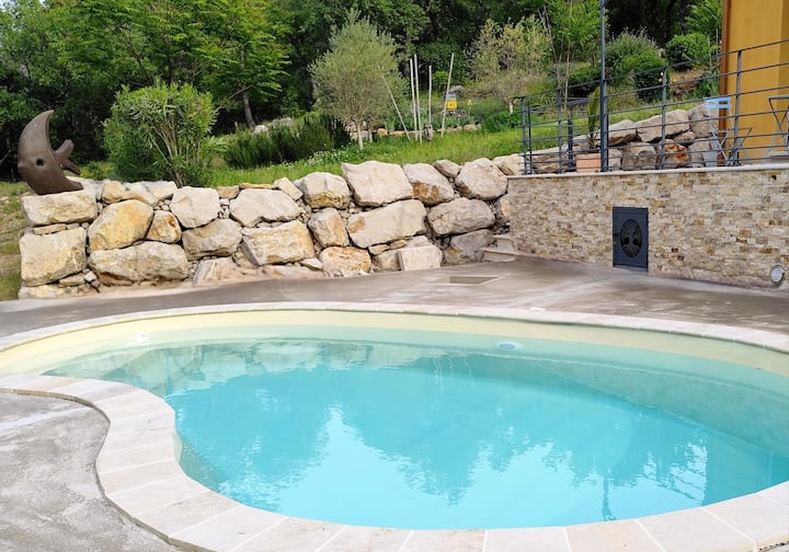 Maison Provençale Avec Piscine Proche Du Verdon - Quinson