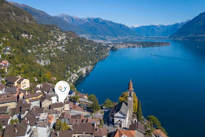 Yellow View Apartment - Ronco S/ascona - Ronco sopra Ascona