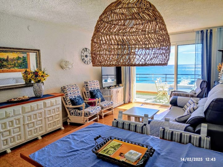 Apto. 1a Línea De Mar, Piscina, Terraza, Wifi, Pk - Miami Platja