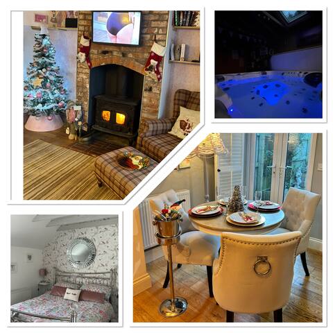 Hot tub ,logburner pet friendly ,bar,