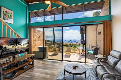 Top Airbnb: BIG Ocean View, Hotel Zoned,3 minute walk to Kam 1 in Kihei