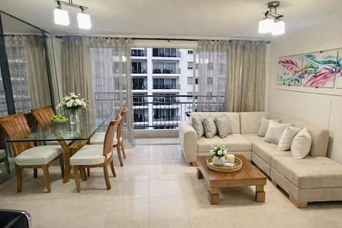 Modern 3BR /Pool, AC & Parking / Bochalema