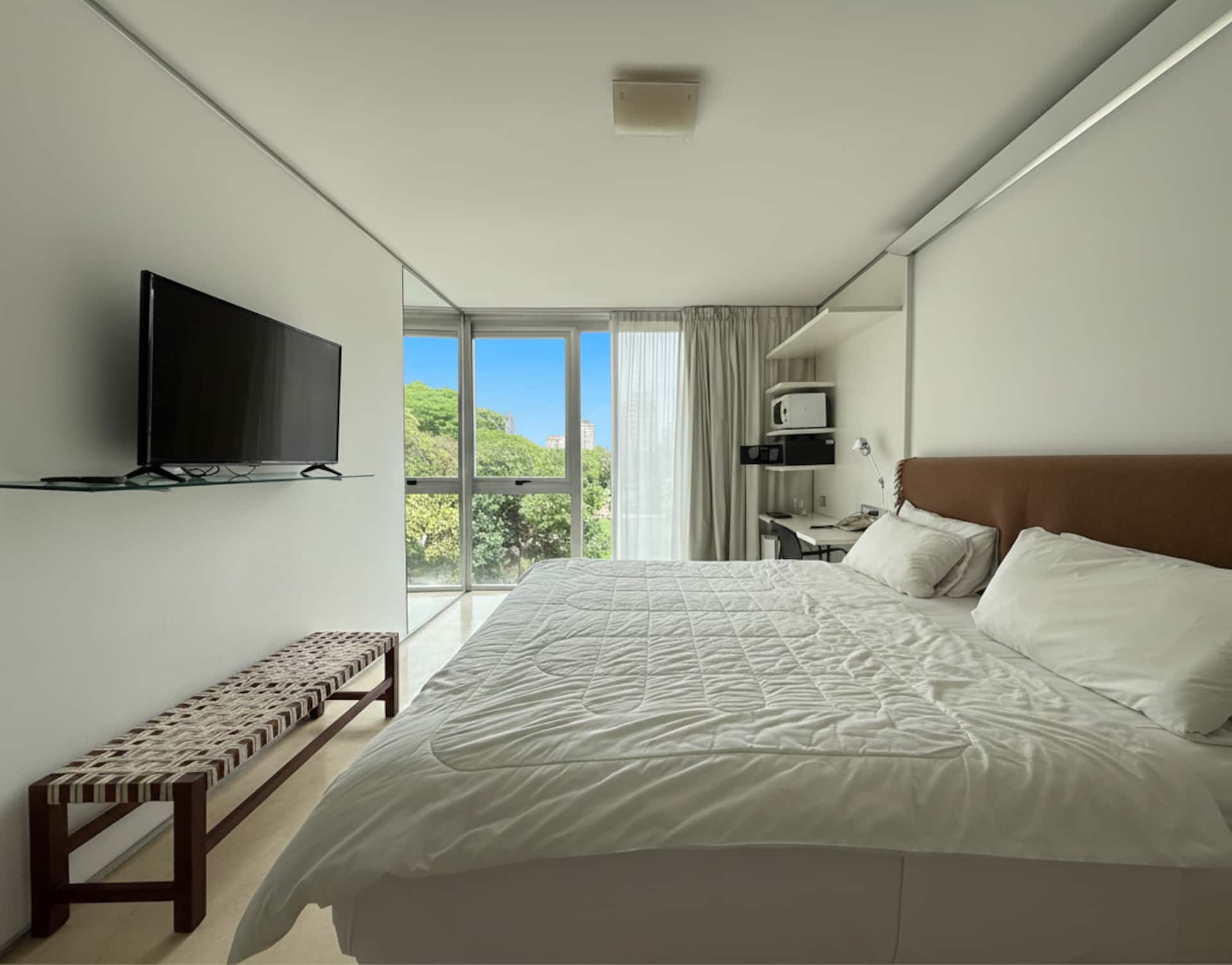Studio apartment with view in Recoleta