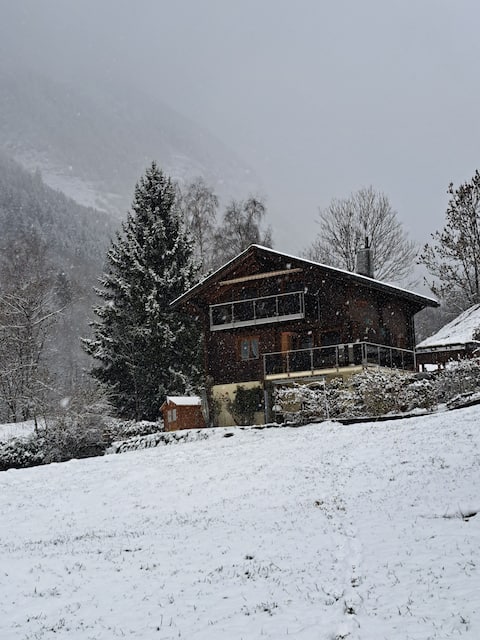 Chalet Mossij Aletsch Arena Winter is here