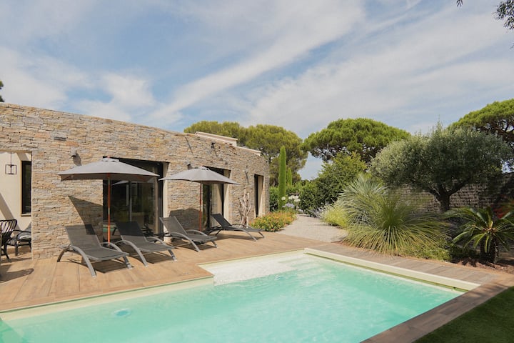 Villa Contemporaine Dans Le Parc Des Salins - 聖特羅佩
