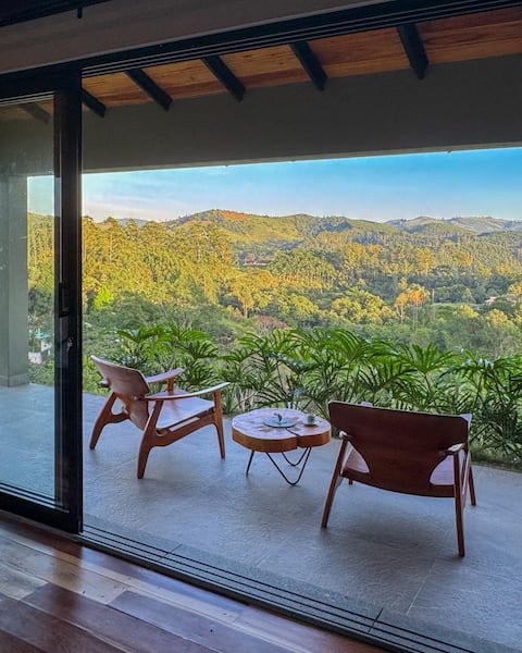 Chalet W1, overlooking the Volcanic Mountains