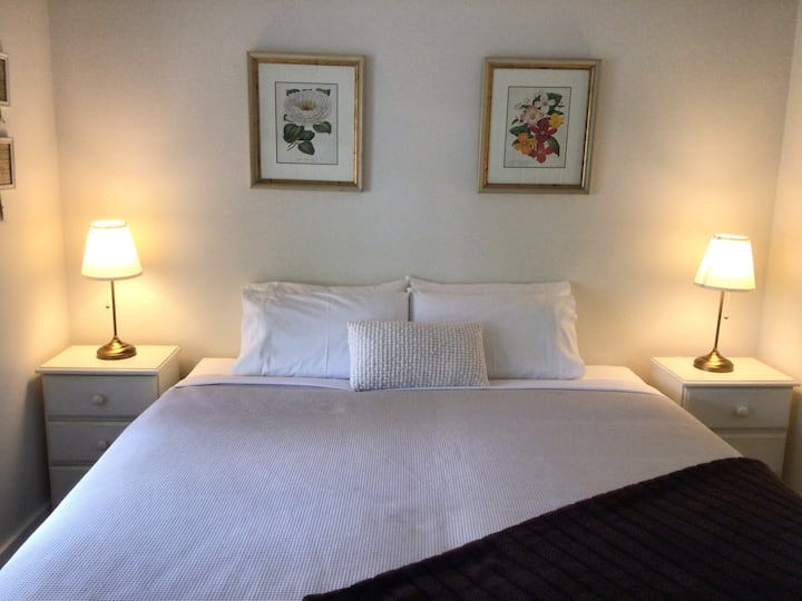 Bedroom 4 - king with ensuite bathroom - warm and comfortable with everything provided