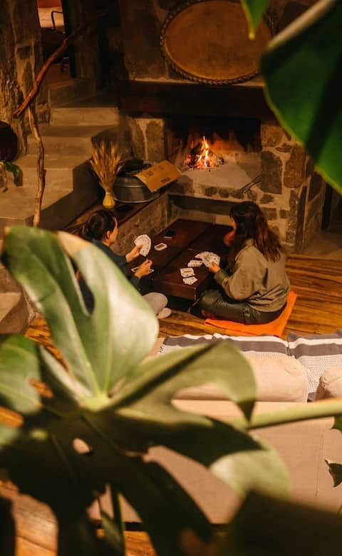 Successful Airbnb property: Cave house with a mountain river in Mina Clavero