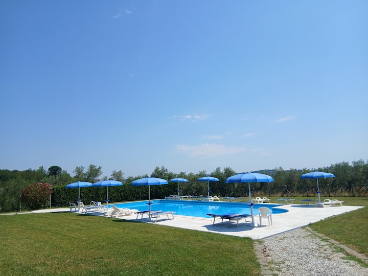 Delizioso Appartamento Privato E Piscina Condivisa - Toscane