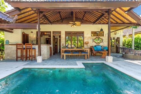 3BR/Authentic Bali Villa/Chef & Halfboard & Pickup