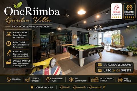 Hometel @ OneRiimba Pool | Private Pool | Karaoke