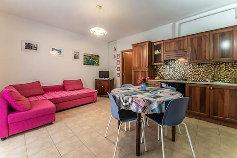 Successful Airbnb property: Apartment with garage and garden in Sirolo in Sirolo