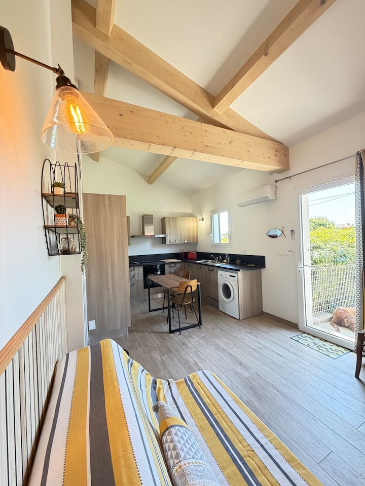 ☀Studio Tout Confort  & ÉQuipé(clim)+parking Prive - La Crau