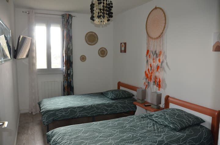 Habitación 2 - 2 camas individuales