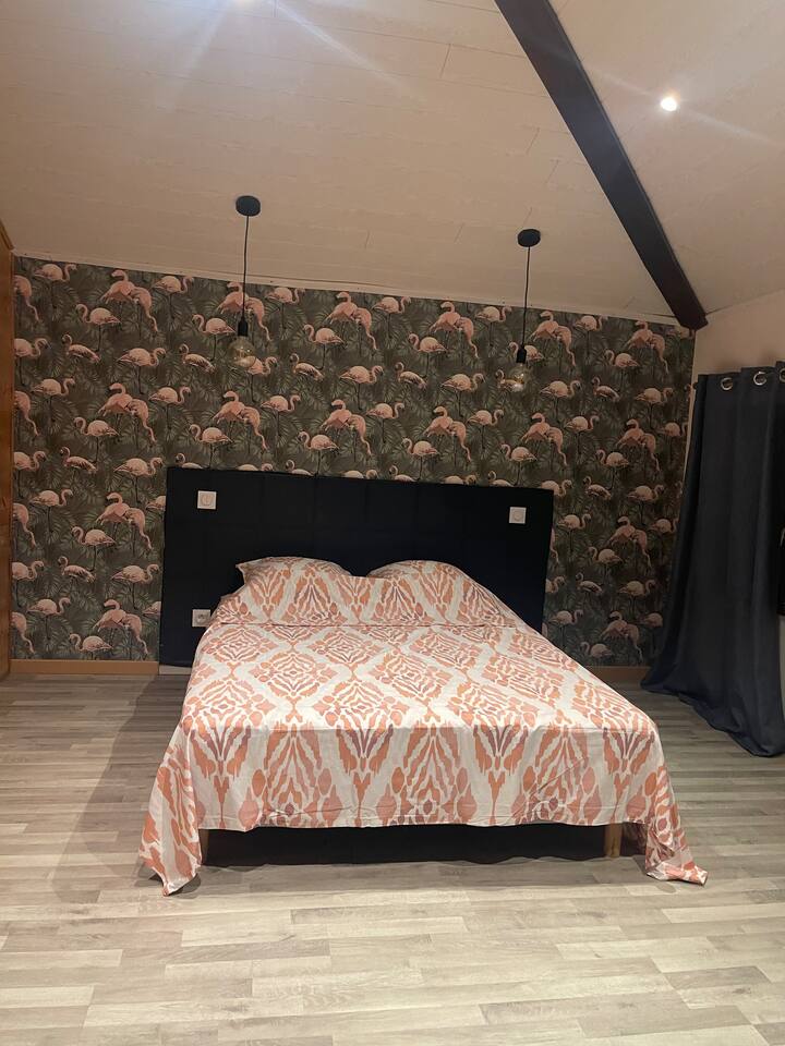 Habitación flamenco rosa 