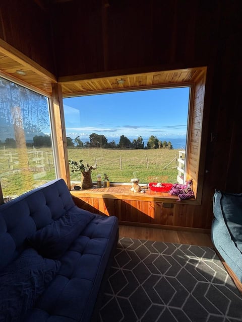 Popular Airbnb listing: Cabin in Chiloé – Ocean View & Nature in Ancud