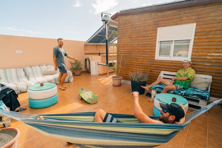 Double room shared bathroom Aloe Vera Shared House - Chalets for Rent in  Arenas del Mar, Canarias, Spain - Airbnb