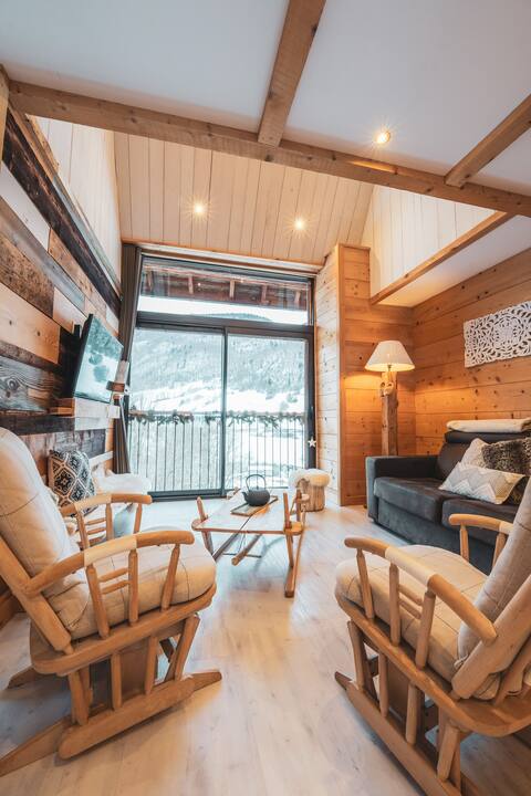 Mountain loft with spa