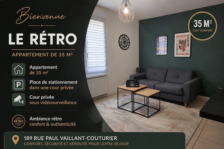 Maison Rétro 35m2 Place De Parking Sécurisée - Reims