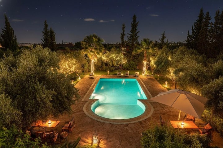 Villa Riad Sidi Hicham Avec Piscine Privée - Marokko
