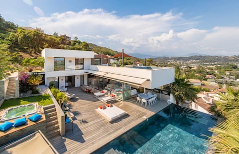 Villa -Infinity pool-Hot tub-Near Cannes