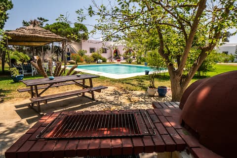 Mediterranean Seaside Villa with Pool