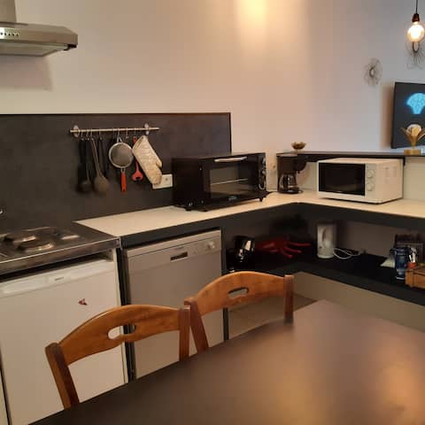 accommodation 1 to 5 people between the zoo and Chenonceaux