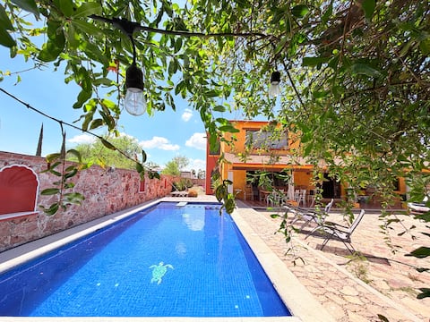 The Best in Tequisquiapan. Pool and Huge Garden