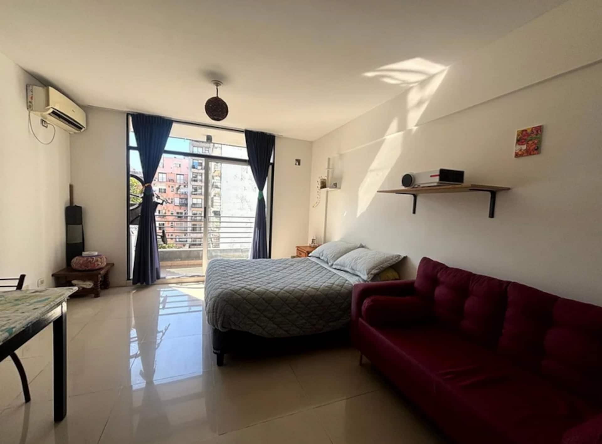 Apartamento de 1 quarto em Almagro