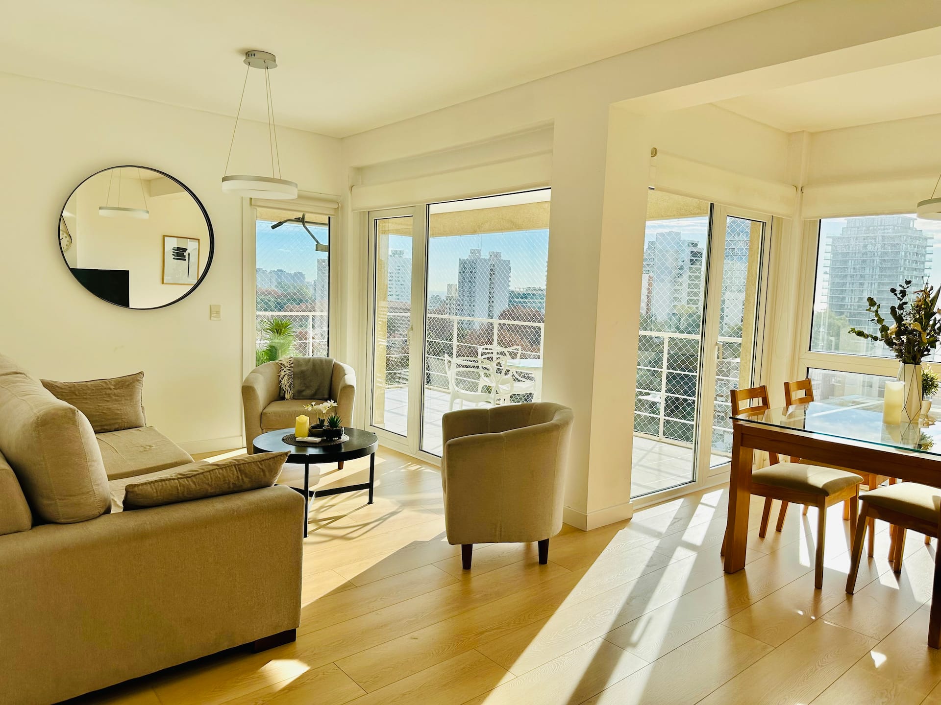 Apartamento de 2 quartos com vista para o rio em Vicente López
