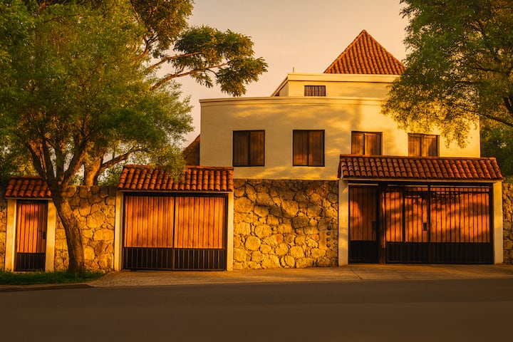 Cuencarooms Guest House:kitchen &Parking Amenities - Cuenca