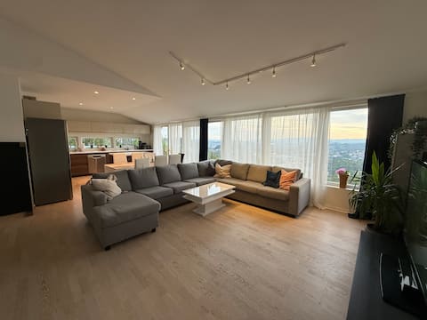 Successful Airbnb property: Home with 5 bedrooms, great view and garden in Fyllingsdalen