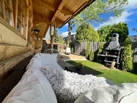 Tatranska Zyngierka, Jacuzzi, Tatra mountains view