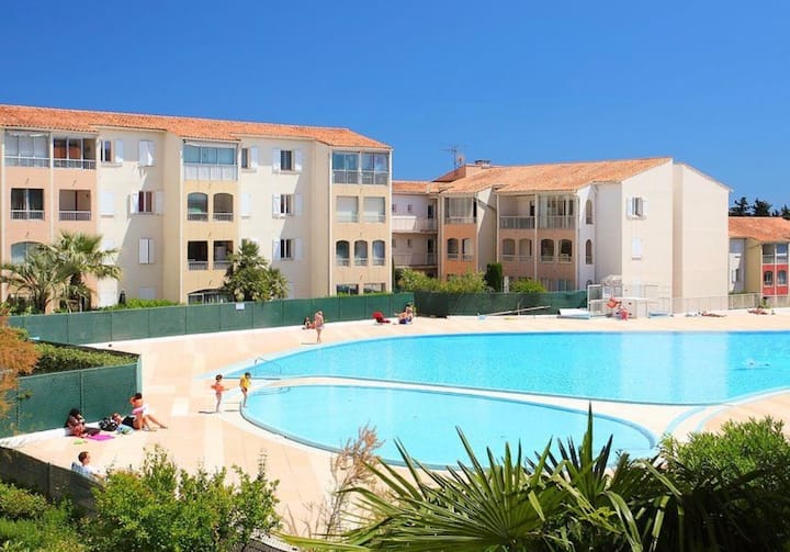 Le Lagon De Fréjus Piscine Xxl & Tennis 5 Pers. - Fréjus