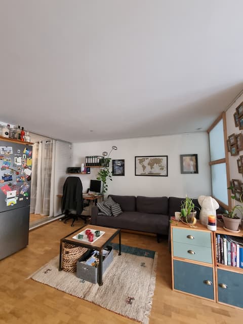 Popular Airbnb listing: Cozy designer apartment with handmade furniture in Thalkirchen